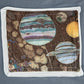 Technology and Outer Space-Changeable Printed Patches, 7 pcs, Only Patches, White